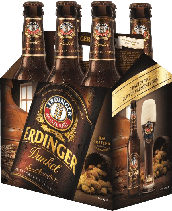 Dunkel Basket - Erdinger Weissbräu (773x768), Png Download
