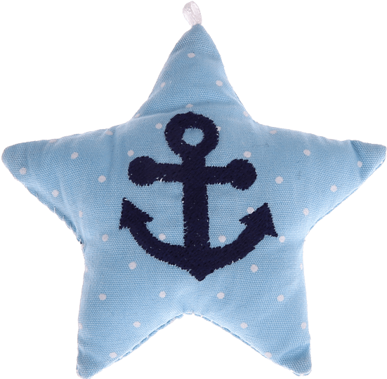 Estrella De Tela Azul Claro Ancla - Airplane (550x550), Png Download