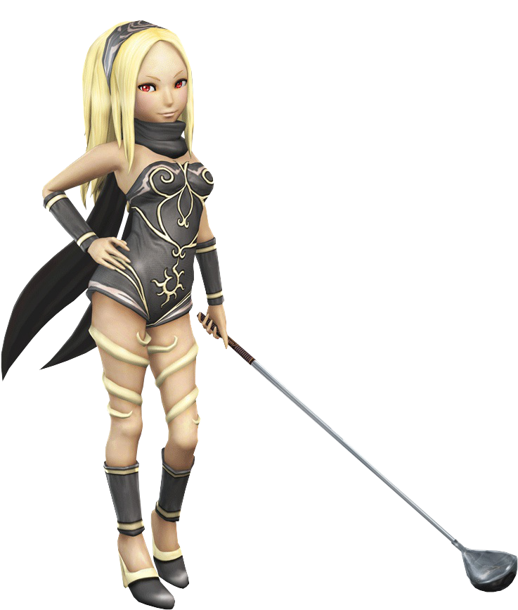 Kat - Hot Shots Golf Character (800x875), Png Download