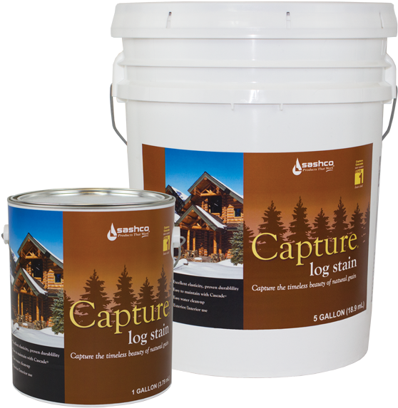 Capture Group 1 - Sashco Capture Capture Log Stain 5 Gallon Pail Natural (600x631), Png Download