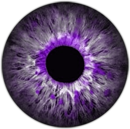 Lentes De Contato Em Png- Todas As Cores - Purple Eye Lens Png (500x500), Png Download