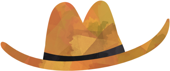 Cowboy Hat - Cowboy (618x618), Png Download