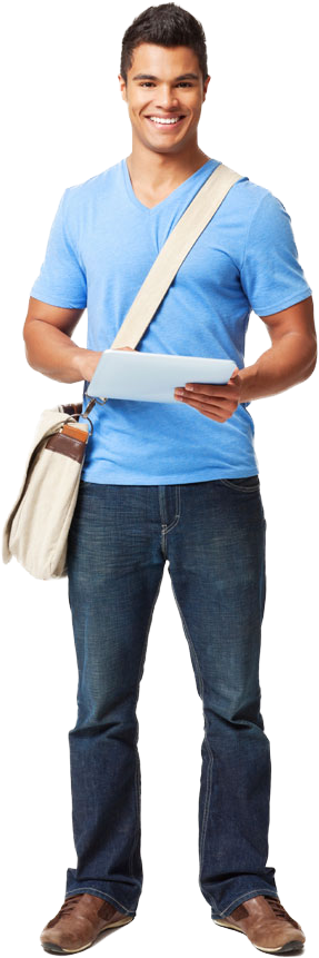 College Student Png For Kids - Financial Aid Smarts: Getting Money For School (300x883), Png Download