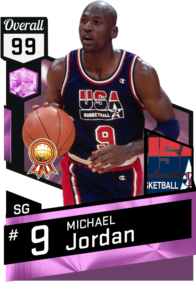 Michael Jordan - Alonzo Mourning Nba 2k17 (651x941), Png Download