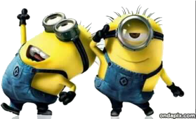 Birthday Minion Clip Black And White - Simple Joy Pillowcase, Cartoon Despicable Me Minions (640x236), Png Download