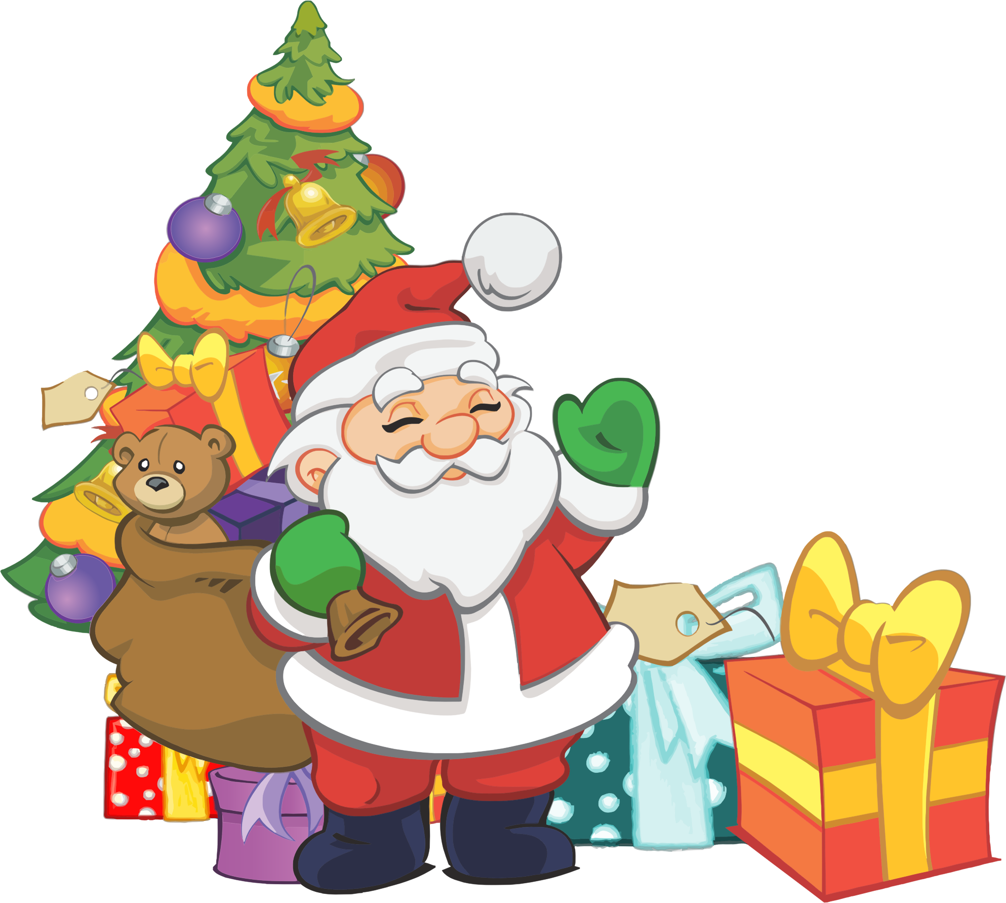 This Free Icons Png Design Of Santa Christmas (1987x1783), Png Download