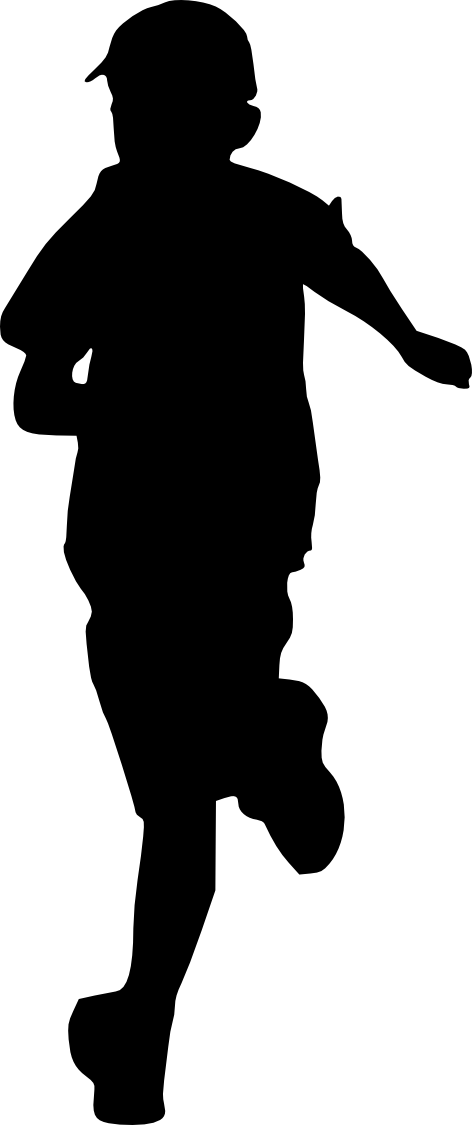 Free Download - Child Silhouette Transparent (472x1125), Png Download