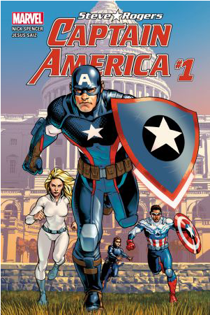 Captain America - Captain America: Steve Rogers Vol. 1: Hail Hydra [book] (560x450), Png Download