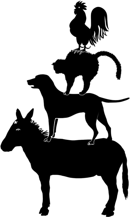Reasons To Vote For Democrats - Musicos De Bremen Silueta (1061x750), Png Download