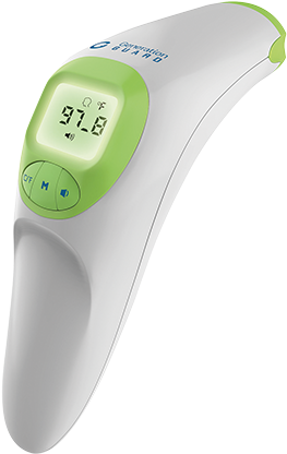 Clinical Forehead Thermometer - 10 Best Thermometer Baby (500x500), Png Download