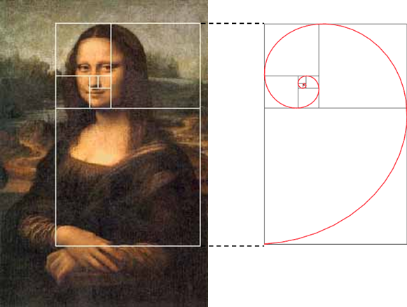 Leonardo Da Vinci And The Golden Ratio - Golden Ratio Leonardo Da Vinci (581x438), Png Download