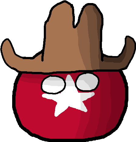New Republic Of Texas - Countryballs Texas Png (523x534), Png Download