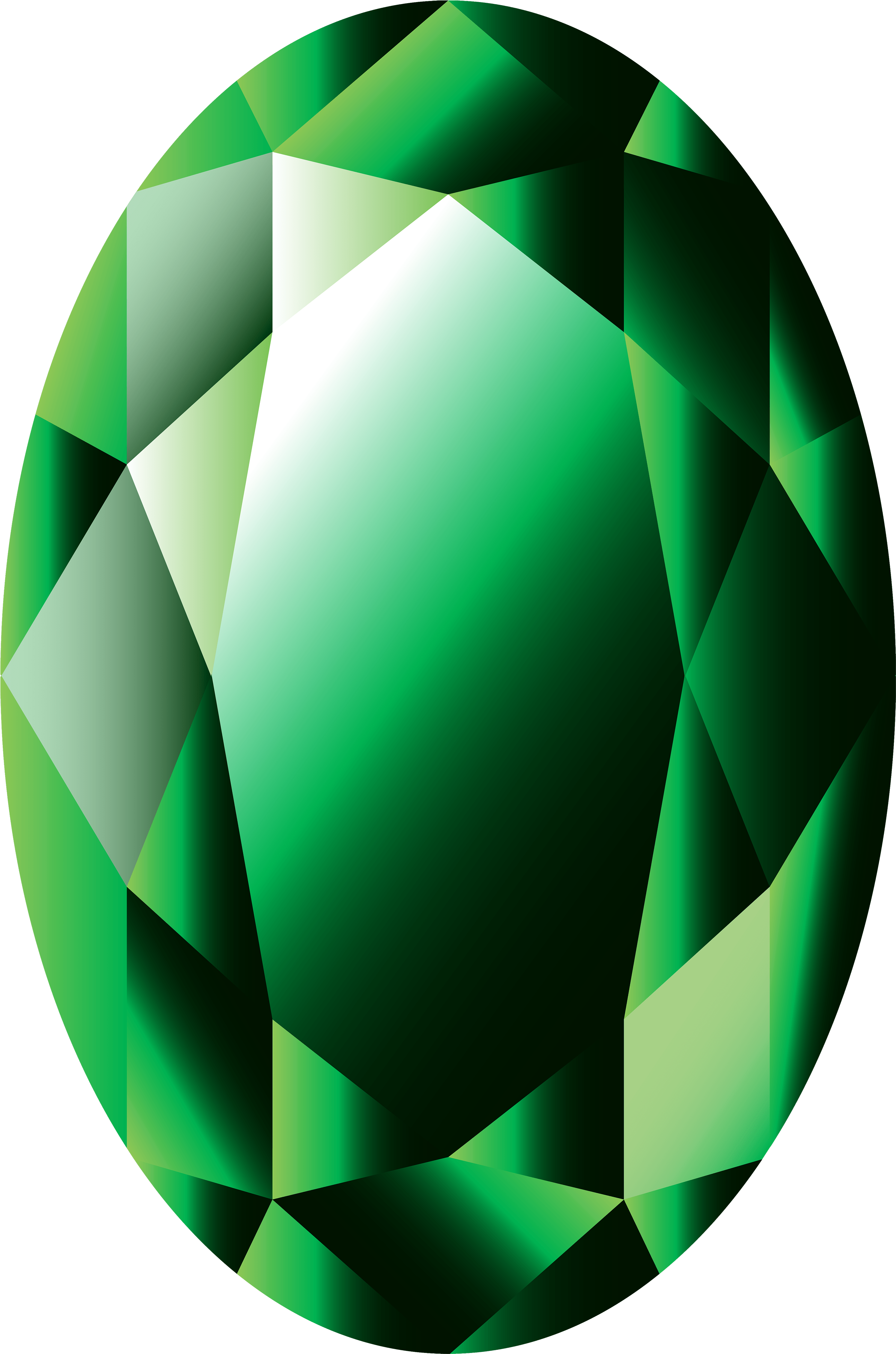 Emerald City Clipart At Getdrawings - Green Diamond Png (2647x4000), Png Download