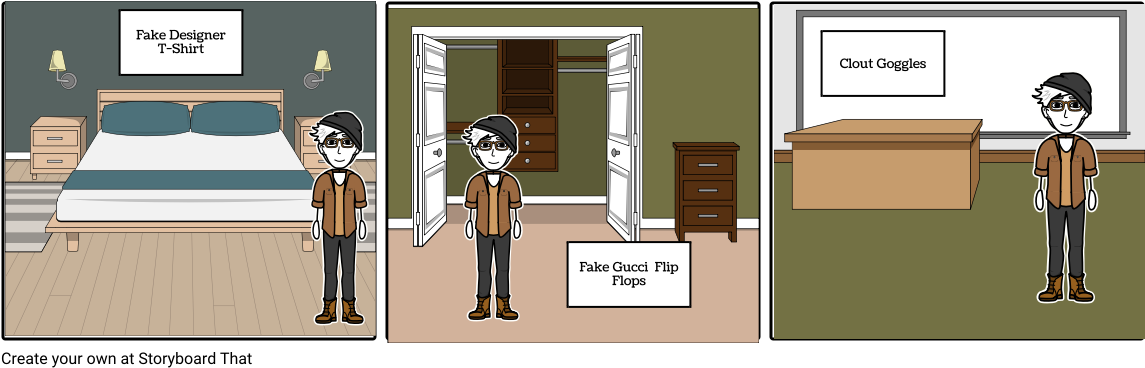 How To Flex On A Budget - Cartoon (1164x385), Png Download