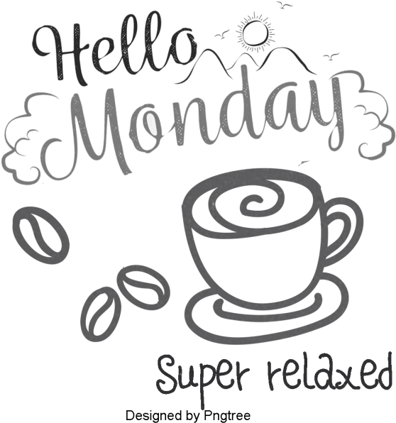 Cartoon Hand-painted Coffee Drink, Coffee, Drinks, - Coffee (640x640), Png Download