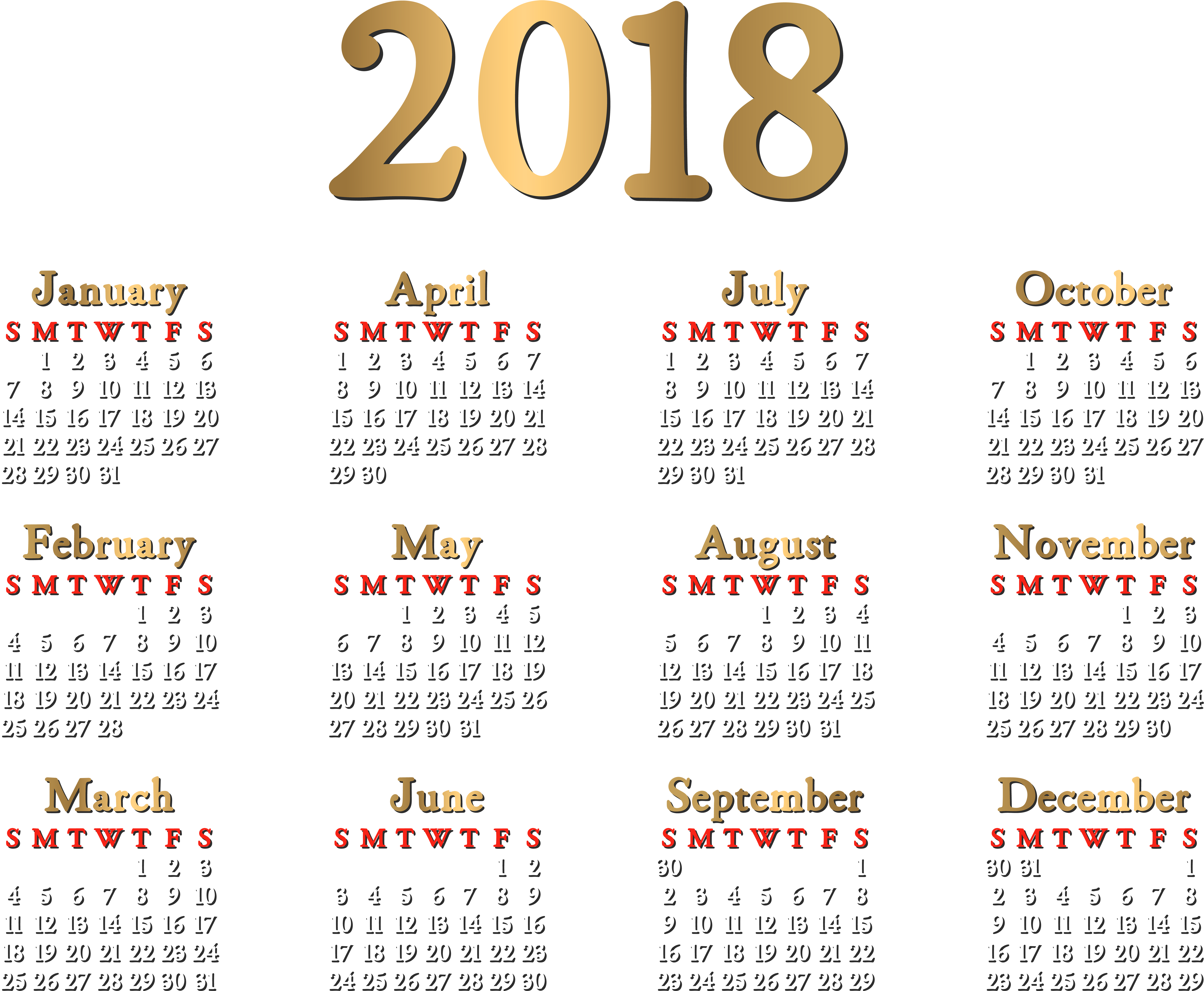 Clip Library Stock April Calendar Clipart (8000x6713), Png Download