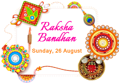 Rakhi Gifts For Worldwide Delivery - Transparent Raksha Bandhan Image Png (405x300), Png Download