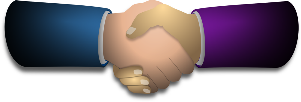 Computer Icons Handshake Download Handshaking - Hand Shake Power Point (1004x340), Png Download