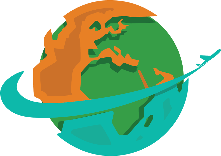 Clipart World World Travel - Travel Holidays Logo In Png (988x702), Png Download