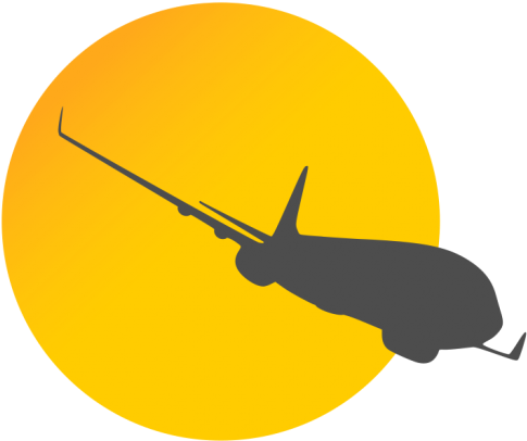 Plane Travel Logo - Logo (820x820), Png Download