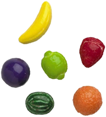 Nitwitz Fruit Shapes Pressed Candy - Olive (500x500), Png Download