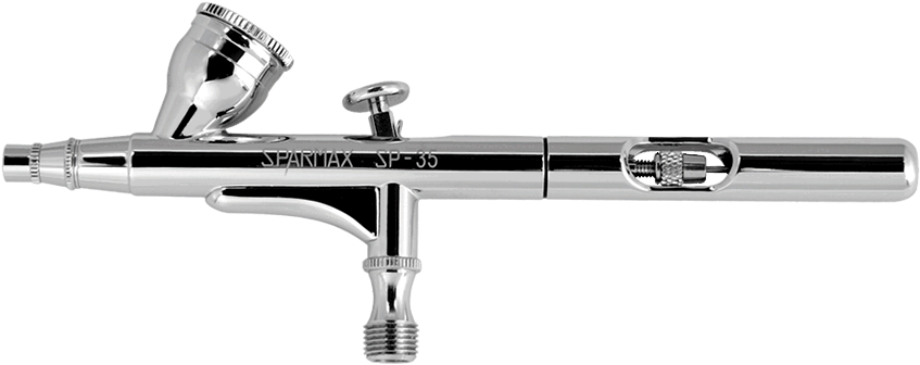 View Larger Image - Sparmax Sp35 Double Action Airbrush (900x379), Png Download