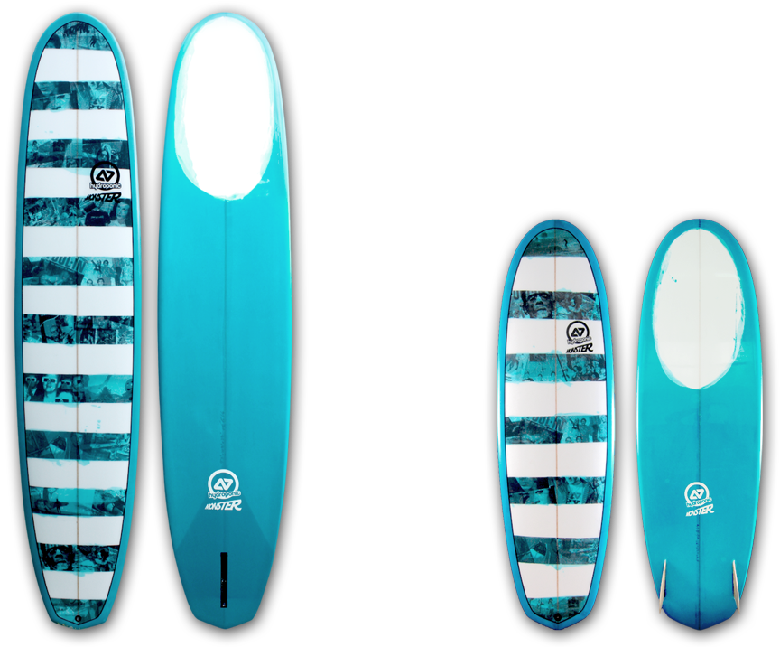 Hydroponic X Monster Surfboards - Monster (1280x720), Png Download