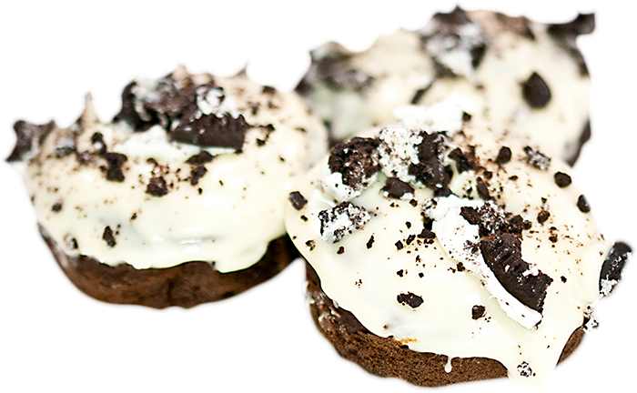 Cookie Monster Tiny Protein Donut - Doughnut (700x432), Png Download
