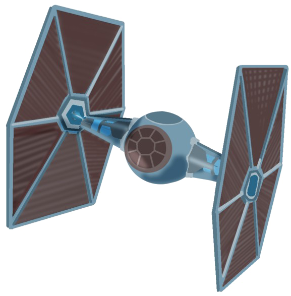 Tie Fighter Star Wars Free Png Image - Tie Fighter Cartoon Png (1024x602), Png Download