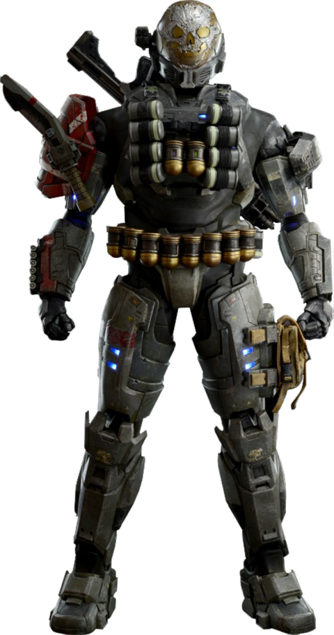 5" Halo Sixth Scale Figure Emile Spartan Iii - Emile Spartan Iii Halo Sixth Scale Figure (480x911), Png Download