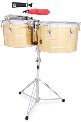 Latin Percussion Lp Tito Puente Timbales 15'' (604x550), Png Download