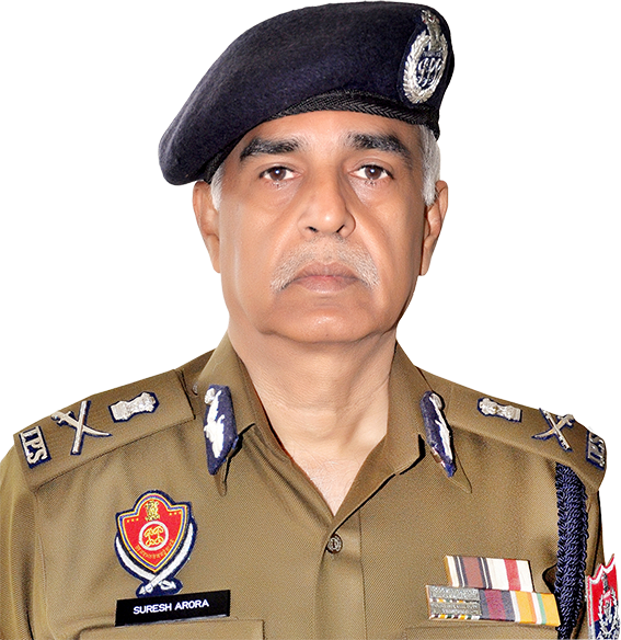 Message From Dgp Desk - Harmanpreet Kaur Punjab Police (567x584), Png Download