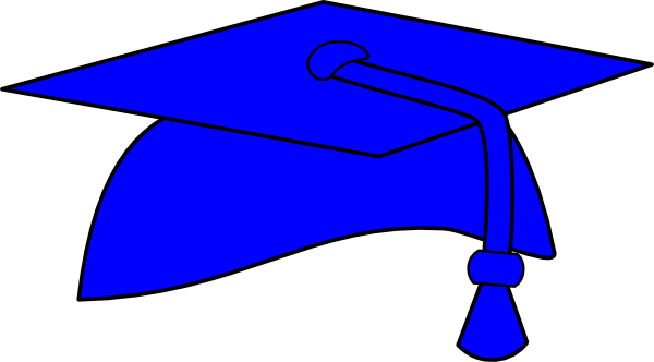 Graduation Cap And Gown Clipart Kid - Graduation Cap No Background (600x332), Png Download