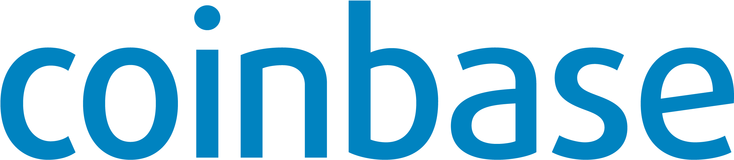 Coinbaselogo - Coinbase Logo Png (2600x909), Png Download