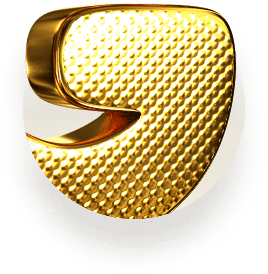 Font, Gold And Color 3d Confetti Backgrounds - Gold (562x562), Png Download