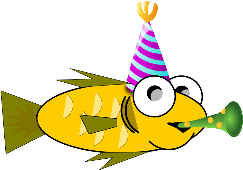 Fishing Birthday Seafood - Fisk Fødselsdag (476x340), Png Download