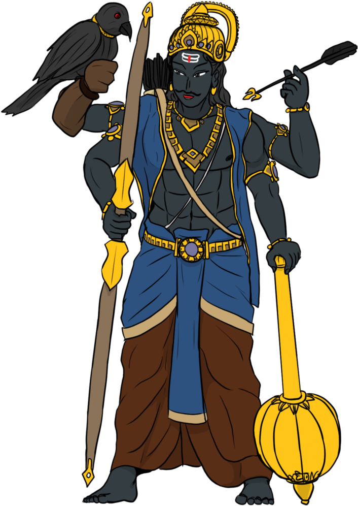 The Hindu Saturn By Vachalenxeon - Shani Dev Photo Gallery (774x1032), Png Download