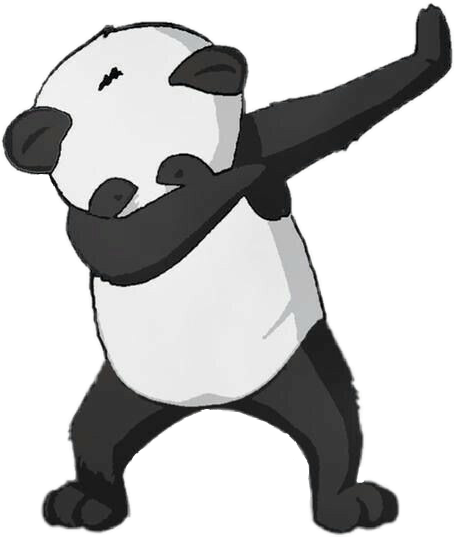 Panda Dab - Dap Panda (454x537), Png Download