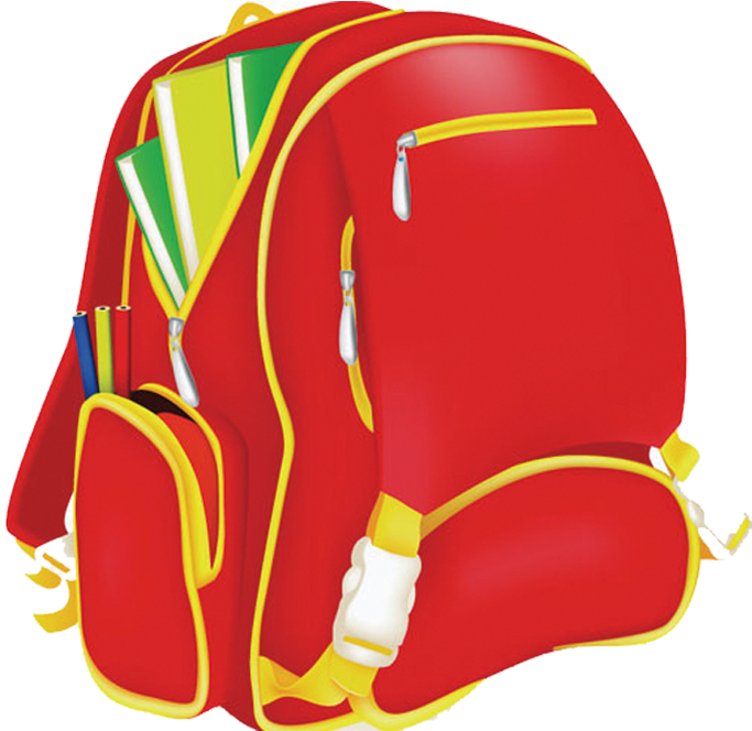 Bag School Backpack Clip Art - Backpack Clipart Png (800x800), Png Download