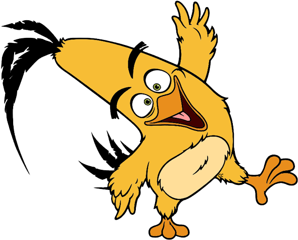 Movie Clipart Line Art - Angry Birds Movie Clip Art (600x485), Png Download