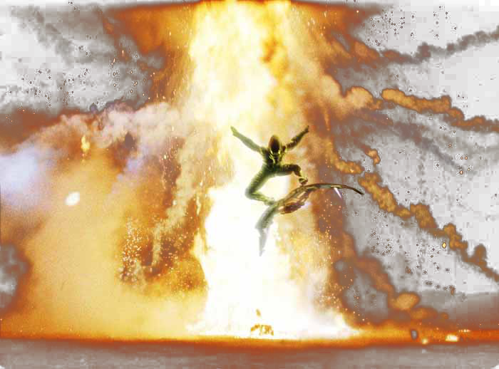 Greengoblinexplosion - - Willem Dafoe Signed Autograph 8x10 Spiderman Goblin (700x518), Png Download