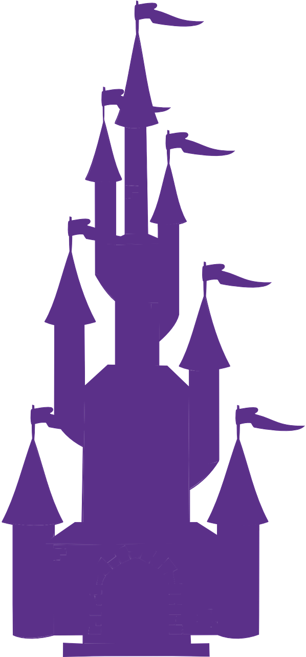 Disney Princess Ultimate Dream Castle Coupon - Purple Castle Transparent (360x720), Png Download