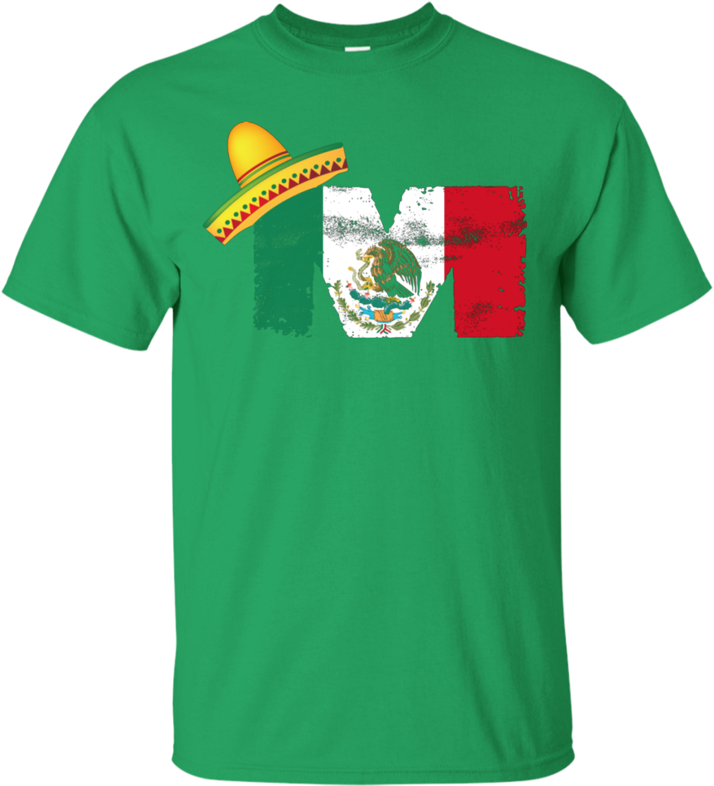 Mexican Mexico Flag Cinco De Mayo Men - Shirt (1155x1155), Png Download