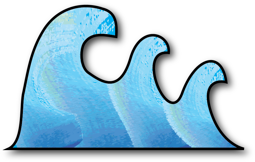 Waves (854x575), Png Download