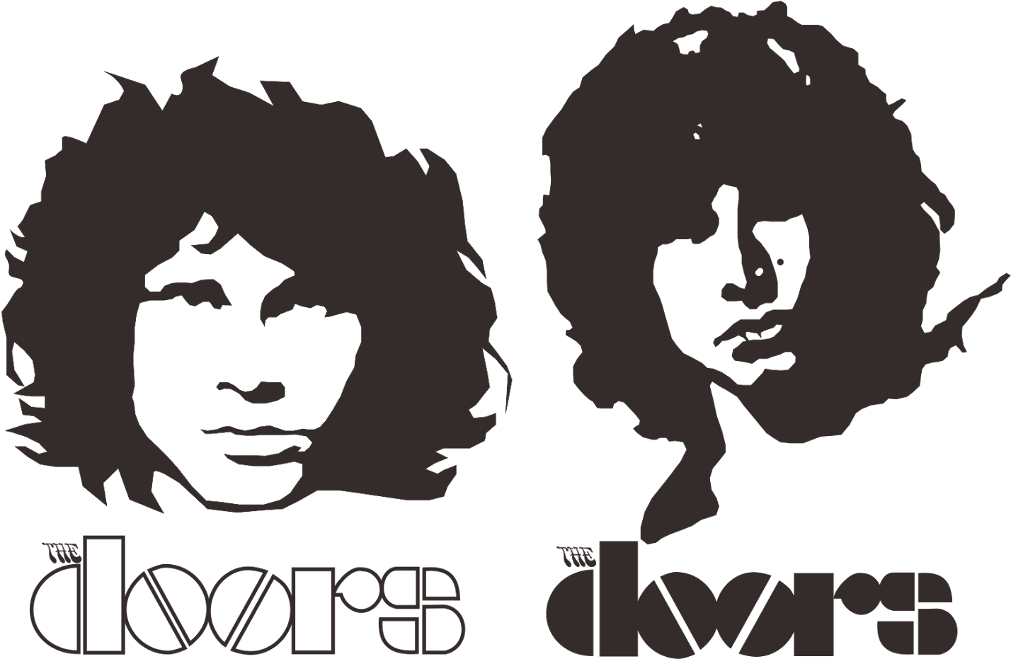 Vector Format, Vector Vector, Vector Free, Free Logo, - Doors Logo Jim Morrison (1600x1136), Png Download