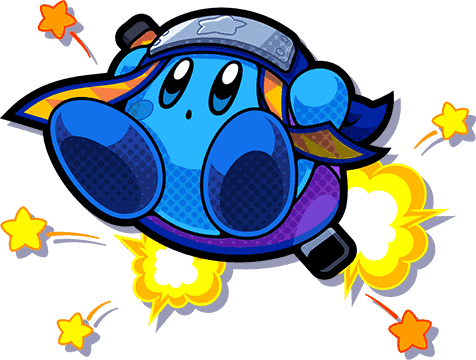 Ninja - Kirby Battle Royale Art (476x360), Png Download