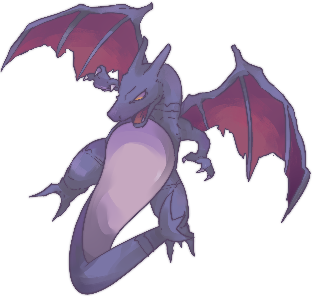 Charizardridley - Charizard And Ridley (1280x1213), Png Download