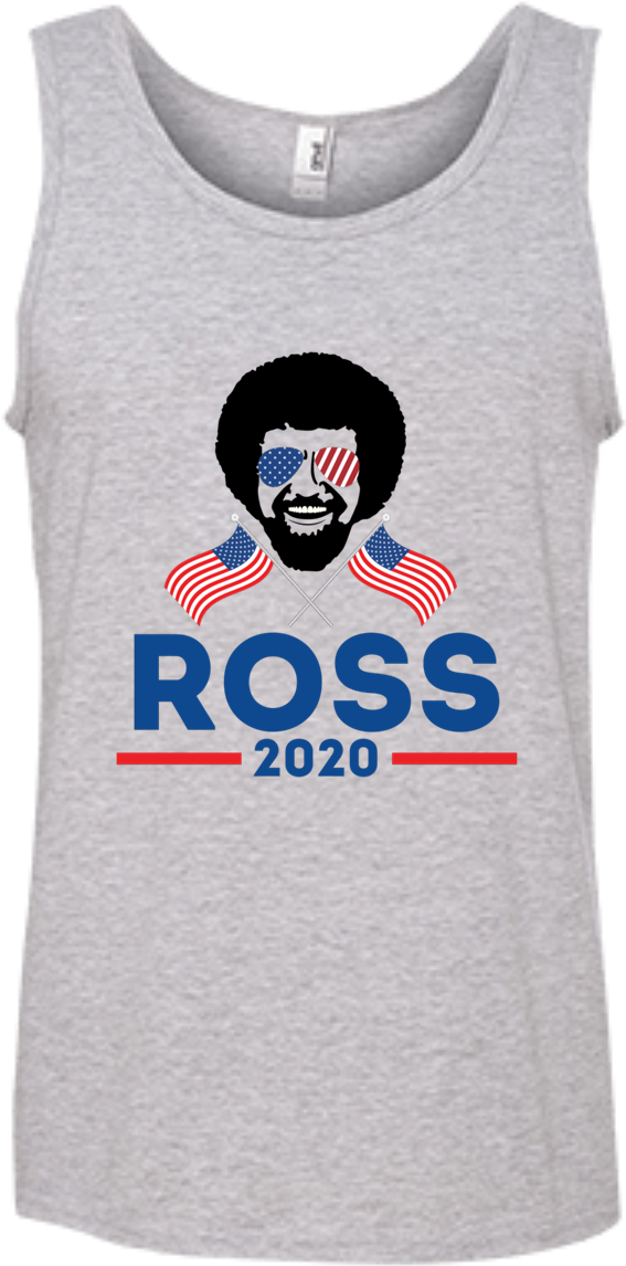 Bob Ross 2020 Tank Top - Cardio Men Tank Tops (1155x1155), Png Download