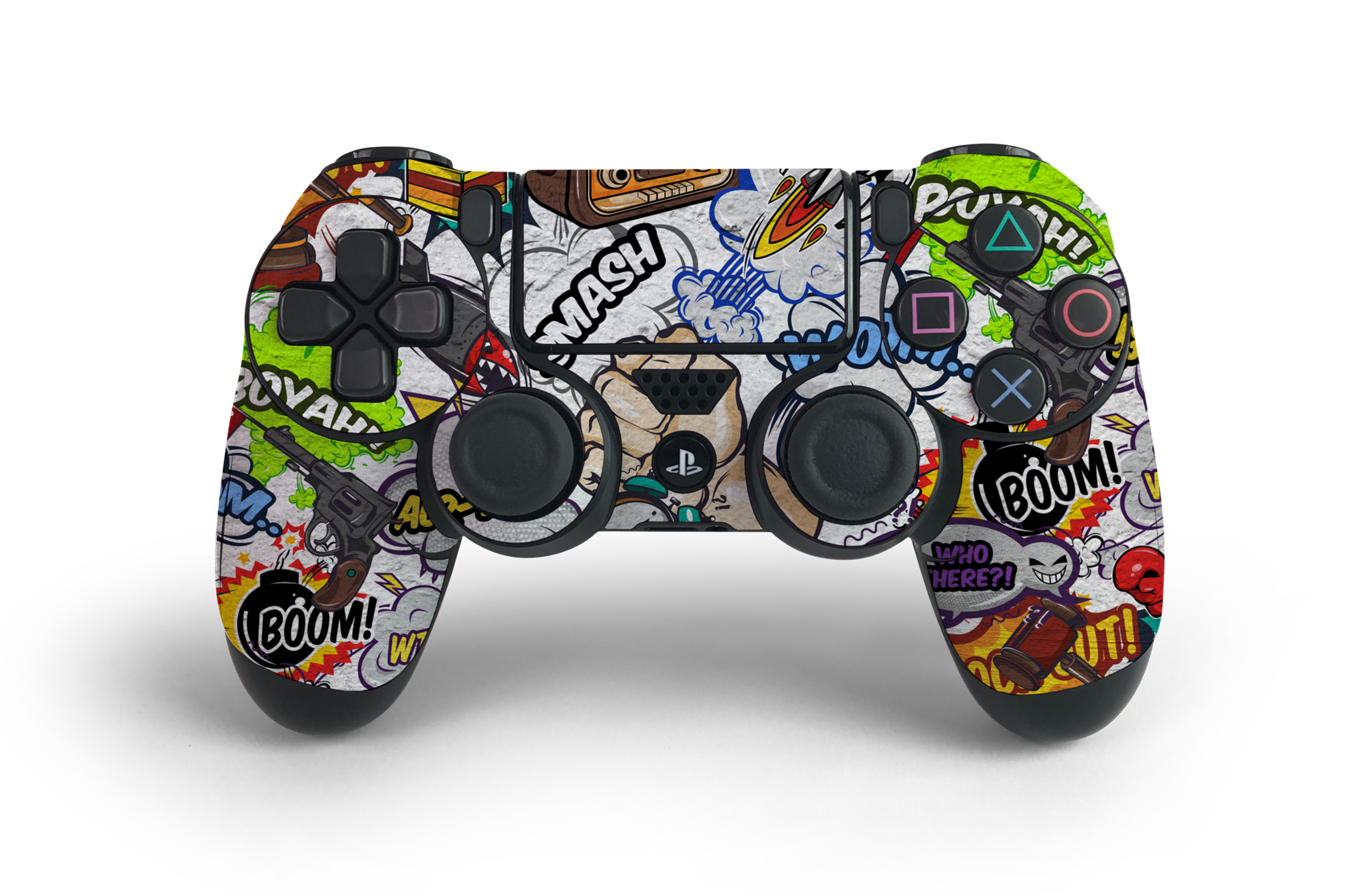 Ps4 Controller Comic Decal Kit - Comics (2047x1425), Png Download
