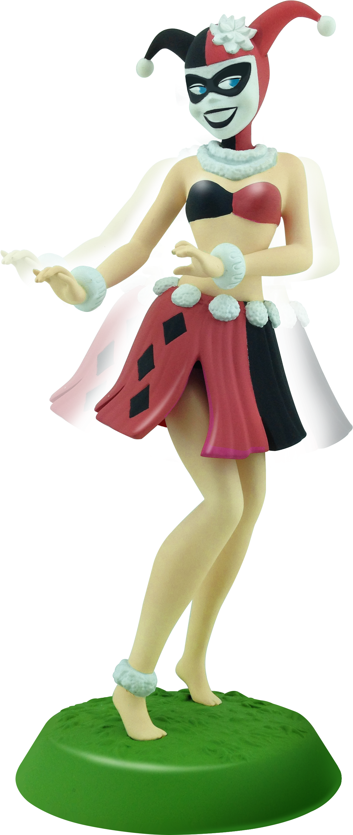 Harley Quinn Hula Girl (1533x3245), Png Download